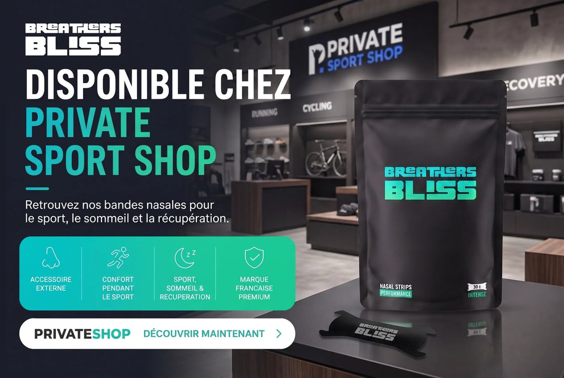 BreathersBliss désormais disponible sur Private Sport Shop