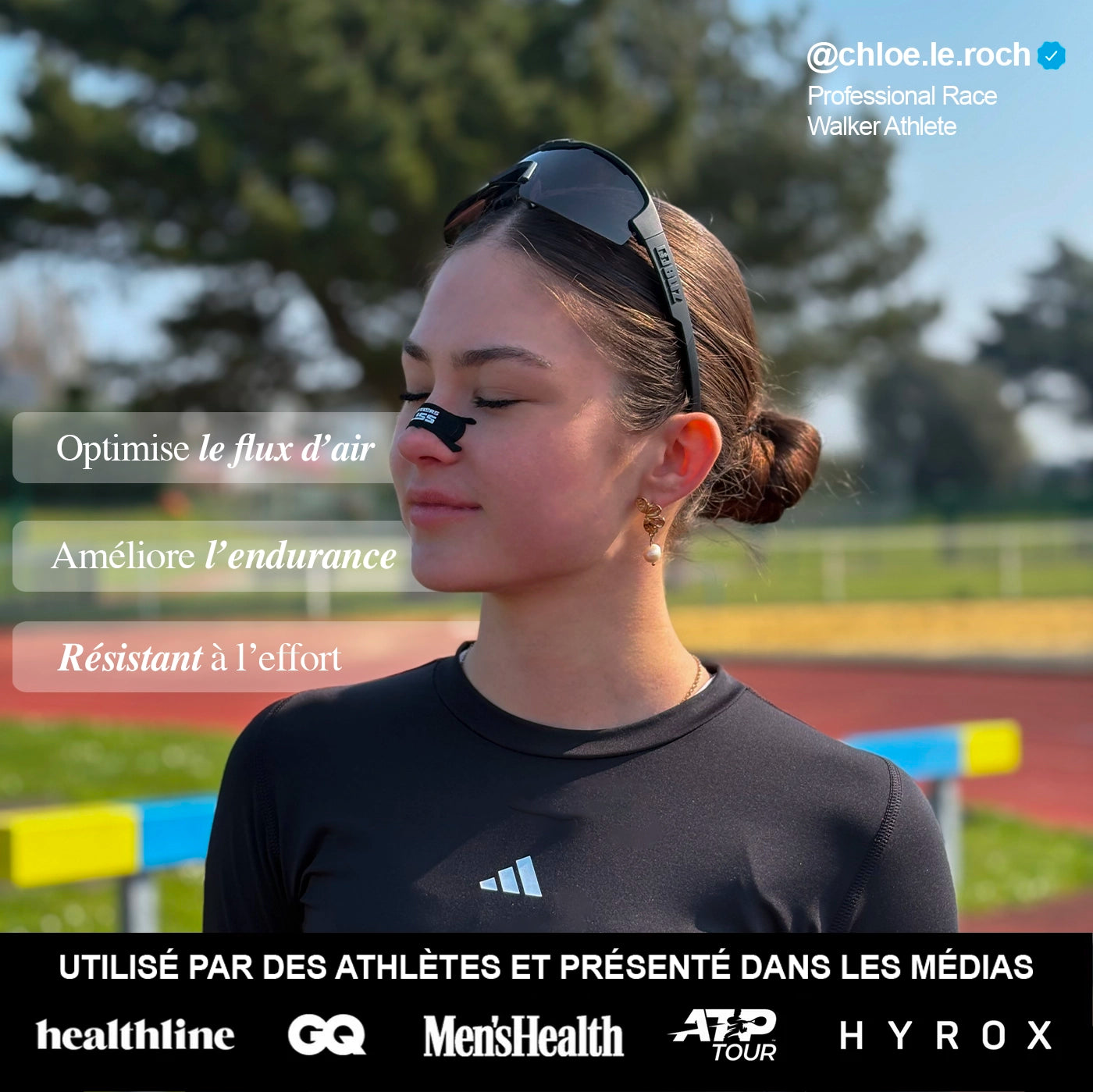 Bande nasale BreathersBliss pour améliorer la respiration et le flux d’air