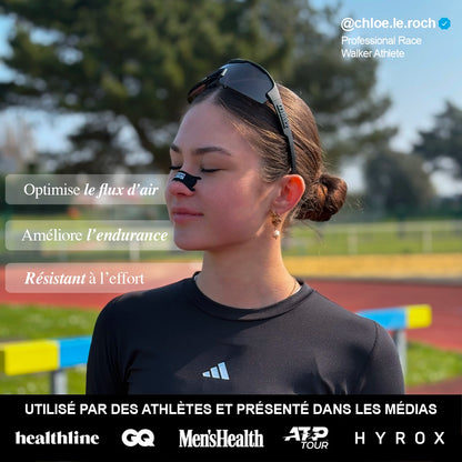 Bande nasale BreathersBliss pour améliorer la respiration et le flux d’air