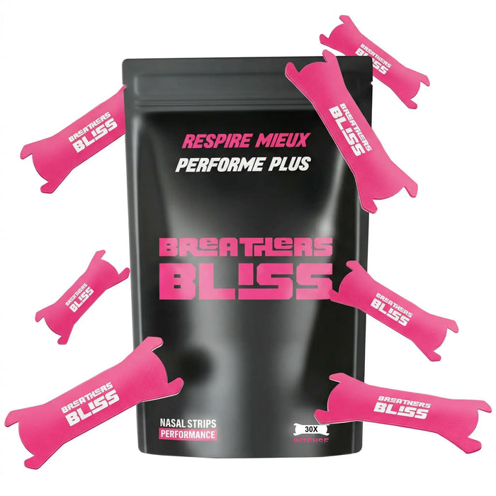 Bandes nasales roses Intense BreathersBliss.