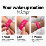 RISE pink wristband — how to use