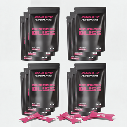 BreathersBliss nasal strips and bundles — English product information.