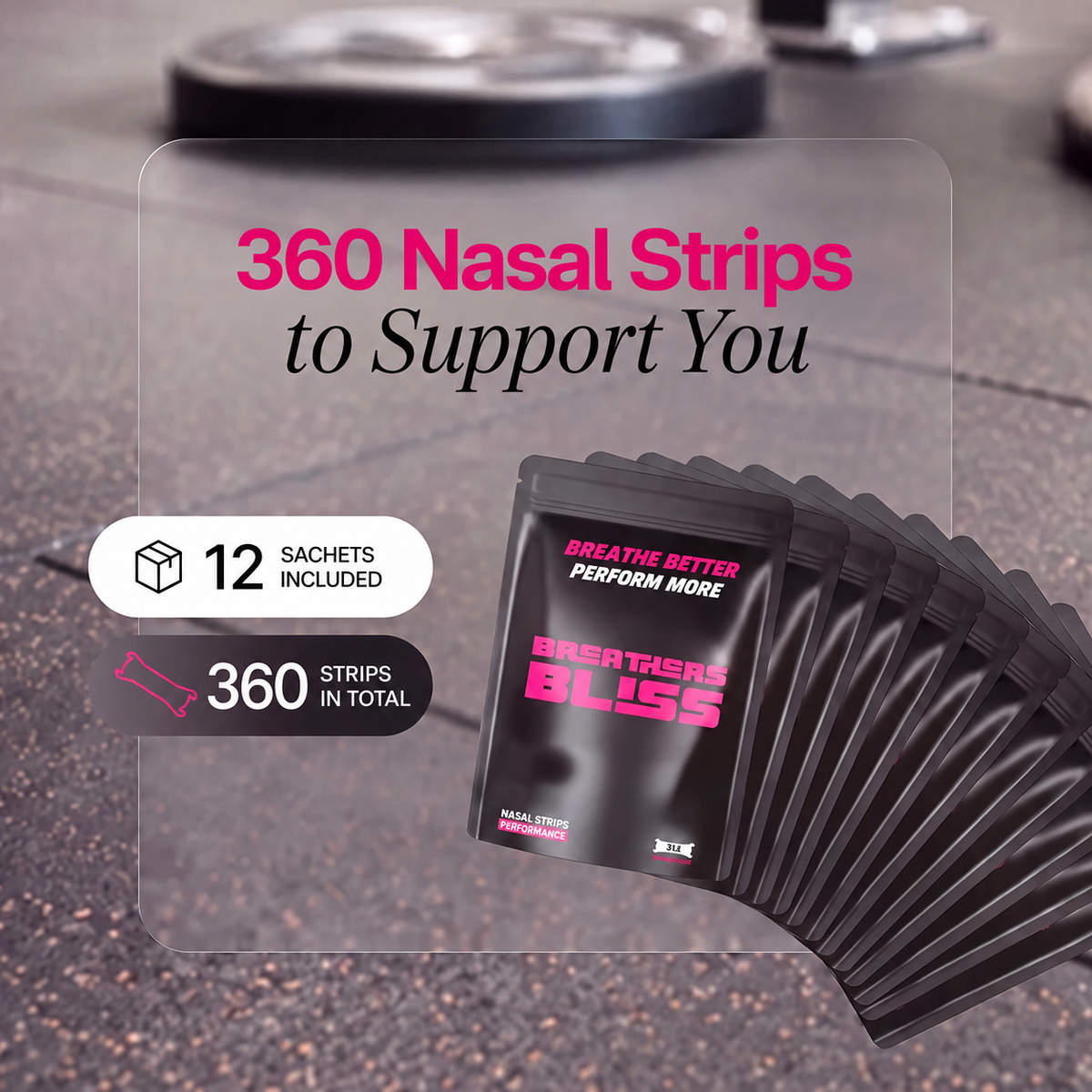 BreathersBliss nasal strips and bundles — English product information.