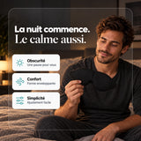Masque de sommeil BreathersBliss — confort et rituel du soir