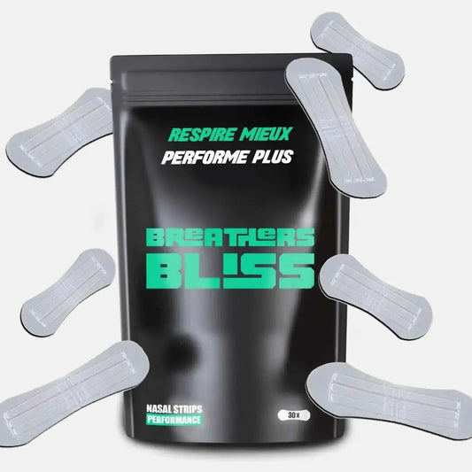 BreathersBliss Transparentes – Bandes Nasales Sport Sommeil