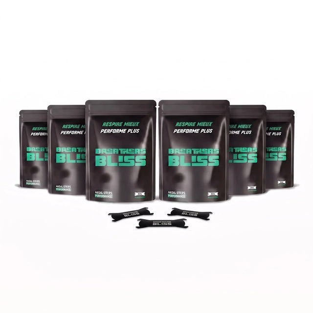 Bandes Nasales Noires | Pack 6 Mois (6 Sachets)