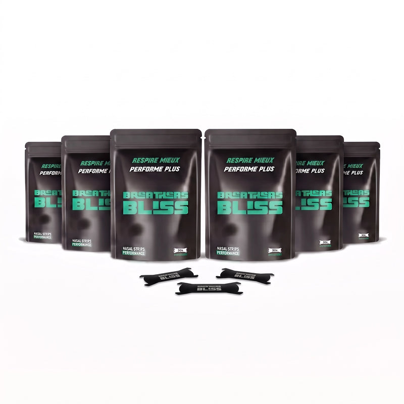 Bandes Nasales Noires | Pack 6 Mois (6 Sachets)