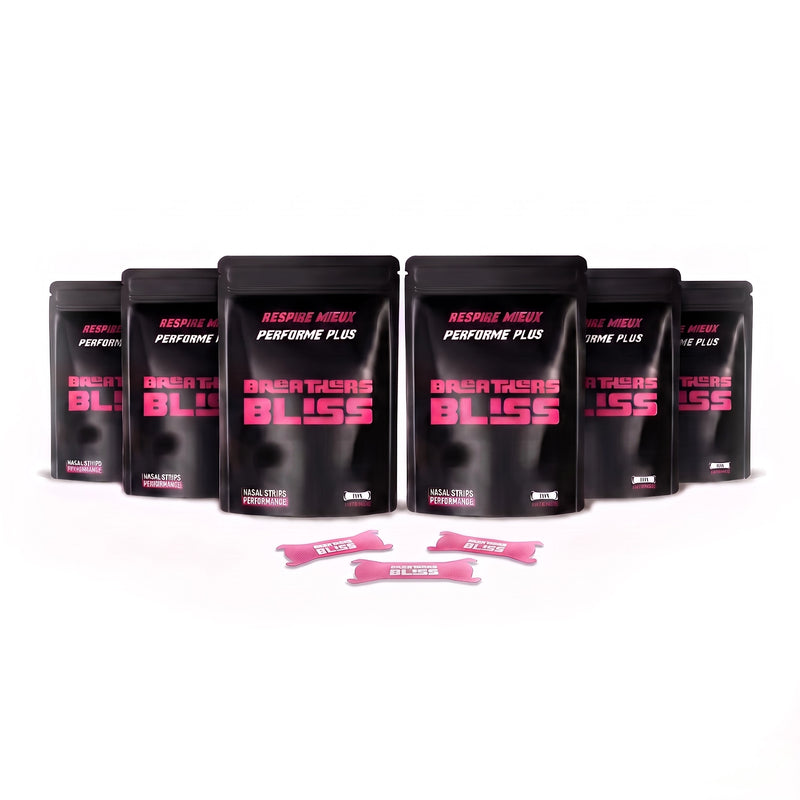 Bandes Nasales Roses | Pack 6 Mois (6 Sachets)