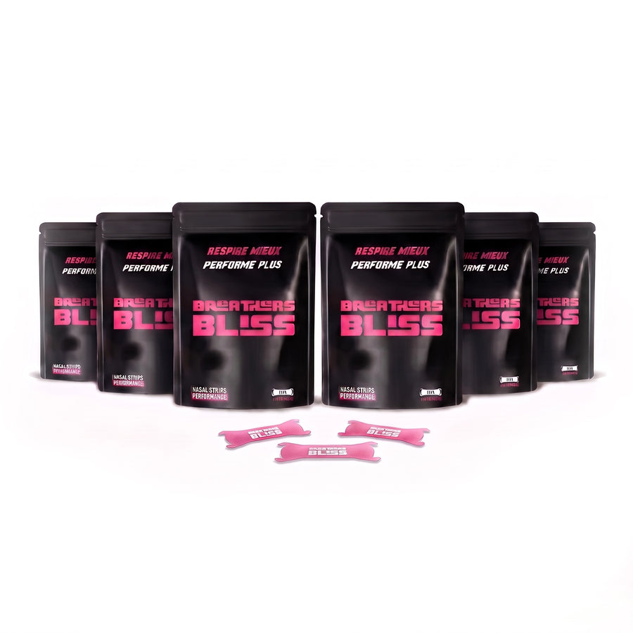 Bandes Nasales Roses | Pack 6 Mois (6 Sachets)
