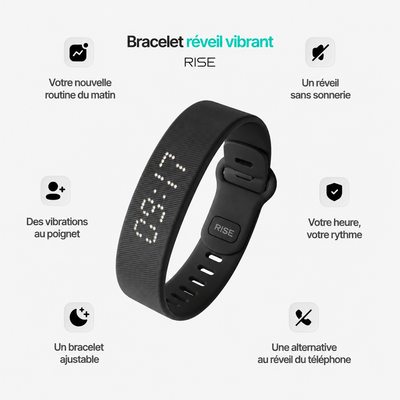 Bracelet réveil vibrant